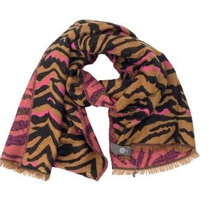 NEW Vince Camuto Leopard Cheetah Print Scarf SZ O/S
